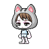 회색 냥냥이 인형탈 프리뷰 이미지